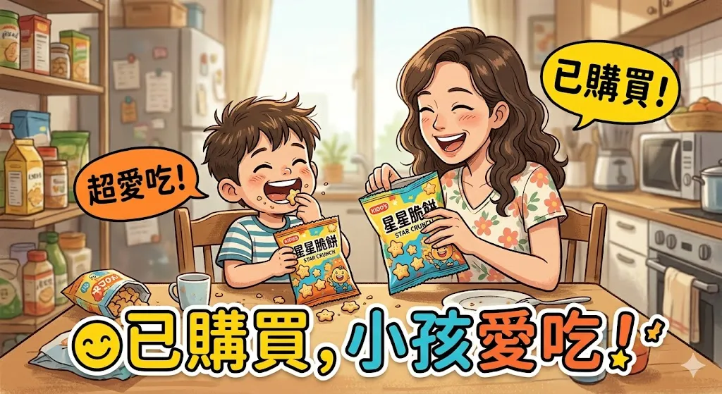 已購買，小孩愛吃